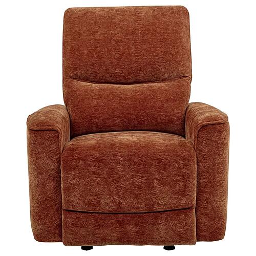 Navarro Chenille Upholstered Glider Recliner - Burnt Orange by Coaster