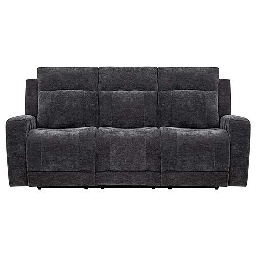 Kennett Chenille Upholstered Power Reclining Sofa Dark - Grey by Coaster