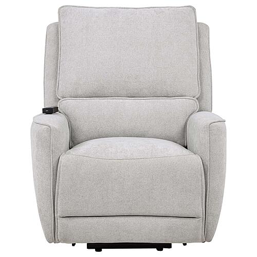 Sylmar Chenille Upholstered Dual Power Lift Recliner - Dove Grey by Coaster