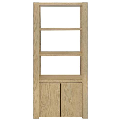 Laurelton 3-shelf Media Tower Tall Pier Cabinet - Light Oak by Coaster