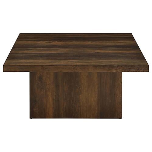 Devar Square Engineered Wood Cocktail Coffee Table - Dark Pine by Coaster