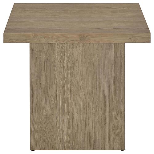 Devar Square Engineered Wood Side End Table - Latte by Coaster
