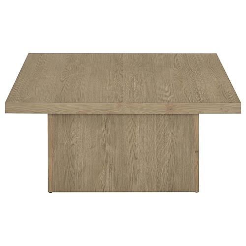 Devar Square Engineered Wood Cocktail Coffee Table - Latte by Coaster