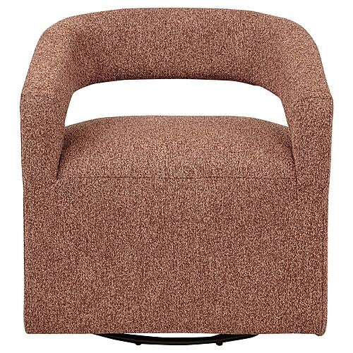 Westhill Boucle Upholstered Swivel Accent Chair - Berry by Coaster