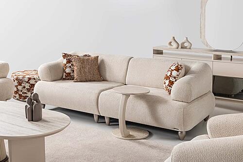 Bern Convertible Sofa - Cream by Furnia Furniture