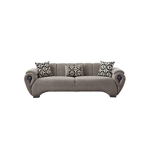 Damla Stationary Sofa - Cream by Furnia Furniture