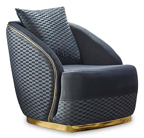 Elegance Chair - Dark Grey by Furnia Furniture