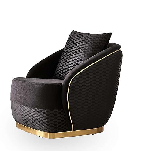 Elegance Chair - Black by Furnia Furniture