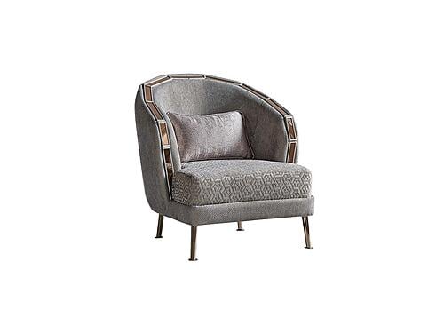 Gokce Chair - Grey by Furnia Furniture