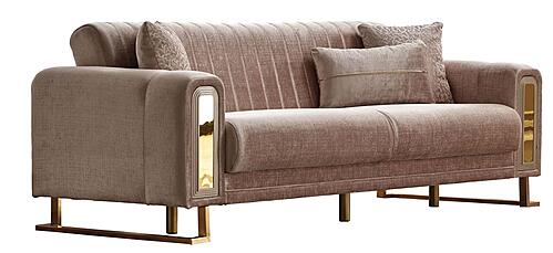 Lotus Convertible Sofa - Cream by Furnia Furniture