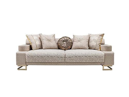 Monza 2-Pieces Sofa & Loveseat Set - Cream by Furnia Furniture