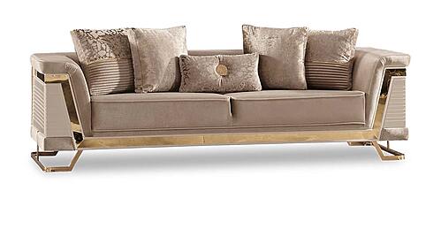 Rixos Stationary Sofa - Beige by Furnia Furniture