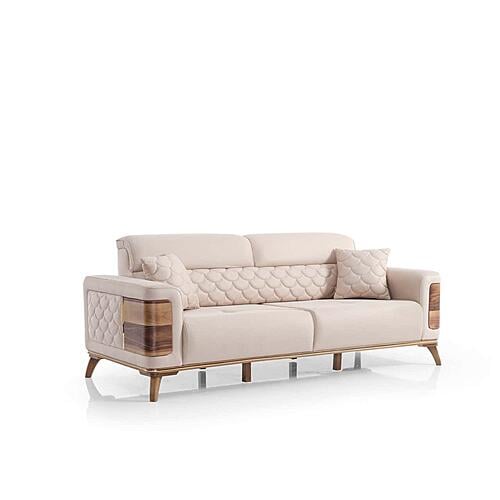 Ruby 2-Pieces Sofa & Loveseat Set - Brick by Furnia Furniture
