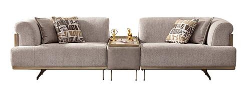 Urla Stationary Module Sofa - Cream by Furnia Furniture