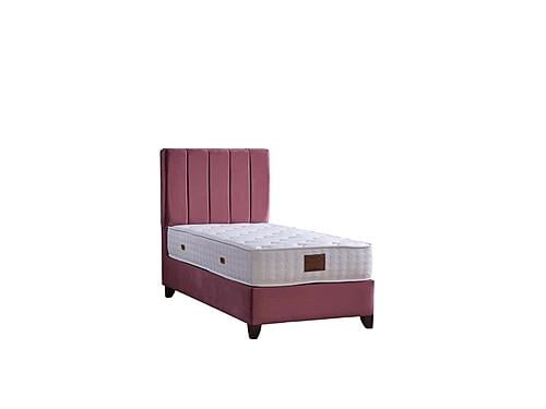Cordoba Storage Bed w/Headboard - Dusty Rose by Furnia Furniture