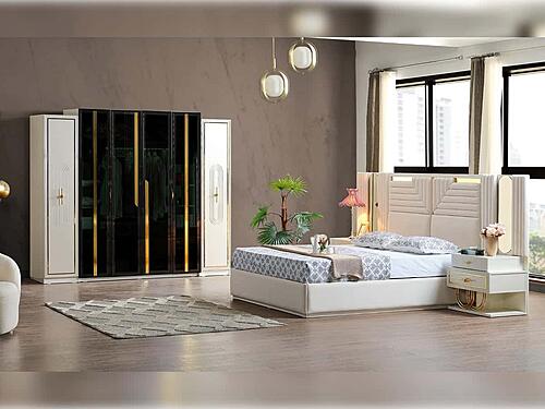 Marsel Bedroom Set - Cream by Furnia Furniture