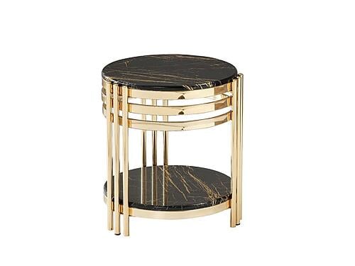 Zeus 335 End Table by Furnia Furniture