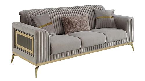 Antigua Upholstery Sofa - Taupe by Galaxy Furniture