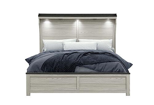 Ashley Brown King Bed by Global Furniture