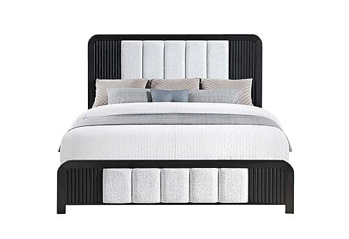 Beckett White/Black King Bed Group by Global Furniture