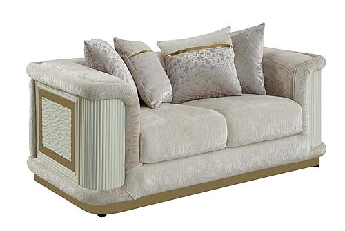 Bona Upholstery Loveseat - Cream by Galaxy Furniture