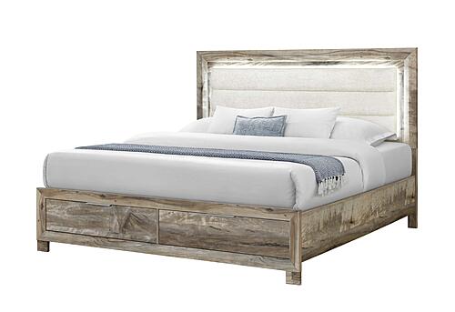 Callie Brown Queen Bed Group by Global Furniture