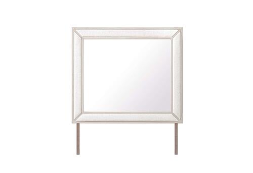 Clara Beige Upholstered Mirror by Global Furniture