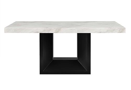 D02 Black/White Dining Table by Global Furniture