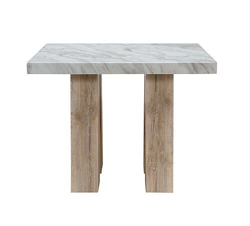 D04 Natural Bar Table + D8685 Beige/Natural Bar Stool by Global Furniture