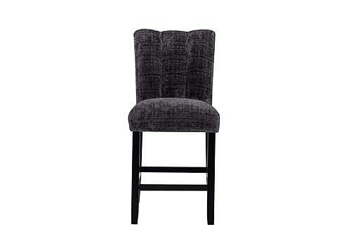 D06 Dark Grey Bar Stool (Set of 2) by Global Furniture