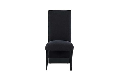 D12 Black Velvet Dining Chair (Set of 2) by Global Furniture