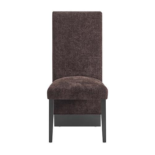 D12 Brown Velvet Dining Chair by Global Furniture