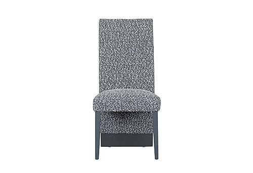 D12 White/Grey Velvet Dining Chair by Global Furniture
