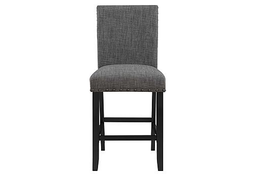 D1622 Black Fabric Bar Stool by Global Furniture