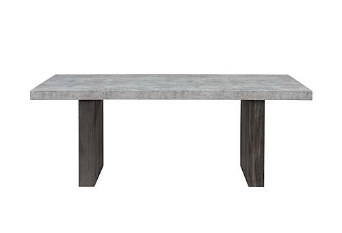 D2410 Grey Dining Table & D86DC Grey Fabric Dining Chair by Global Furniture