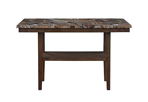 D4355 Brown Bar Table w/4 Bar Brown Stools & Bench by Global Furniture