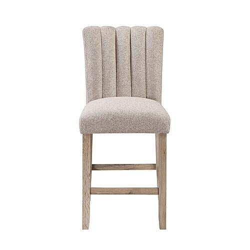 D8685 Beige Fabric Bar Stool (Set of 2) by Global Furniture