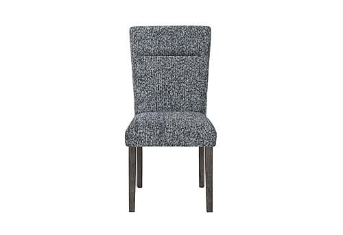D86 Grey Dining Chair w/Brown Legs (Set of 2) by Global Furniture