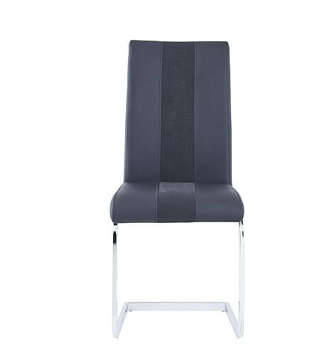 D915 Black Faux Leather Dining Chair (Set of 4) by Global Furniture