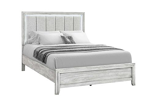 Elsie Grey Queen Bed Group by Global Furniture
