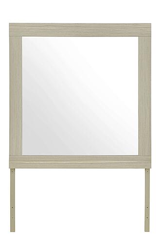 Emma Natural/White Mirror by Global Furniture