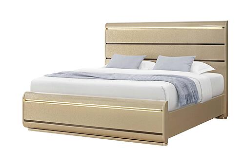 Genesis Gold King Bed Group by Global Furniture