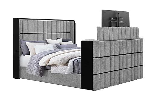 Isabella Grey King Bed Group by Global Furniture