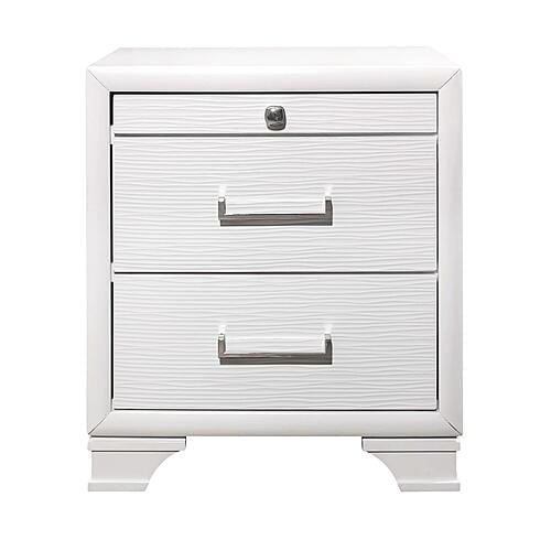 Jordyn White Nightstand by Global Furniture