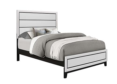 Kate White Full Bed Group by Global Furniture