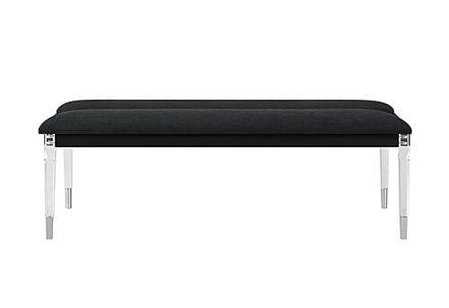 Lando Black Bench by Global Furniture