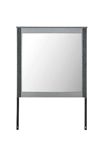 Logan Silver Mirror by Global Furniture