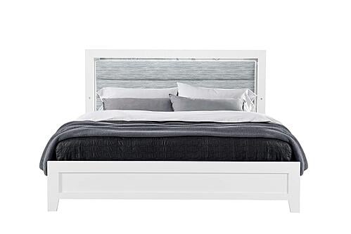 Luccia White Full Bed Group w/LED by Global Furniture