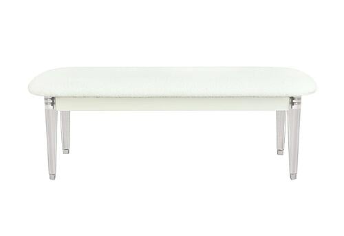 Lyra Beige Bench by Global Furniture