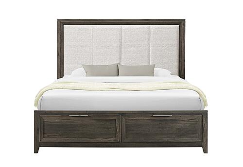 Mariah Dark Brown King Bed Group by Global Furniture